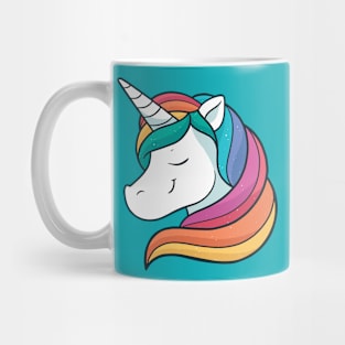 Cute Rainbow Sparkle Unicorn Mug